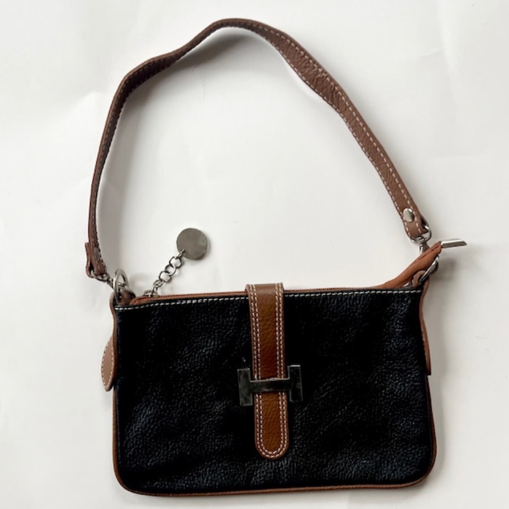 Vera Pelle Two Tone Genuine Leather Purse